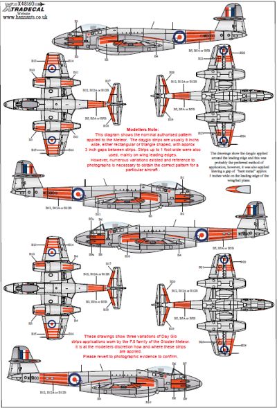 Xtradecal 48160 1:48 Gloster Meteor F(TT).Mk.8 Part 3