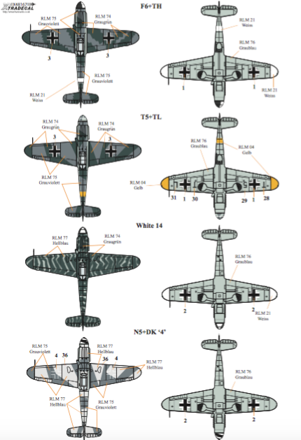 Xtradecal 48167 1:48 Luftwaffe Reconnaissance Fighters