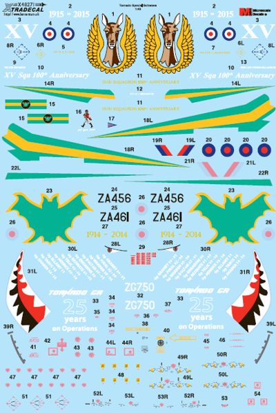 Xtradecal 48171 1:48 Panavia Tornado Special Schemes