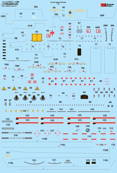 Xtradecal 48171 1:48 Panavia Tornado Special Schemes