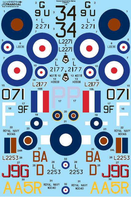 Xtradecal 48174 1:48 Supermarine Walrus Mk.I Collection