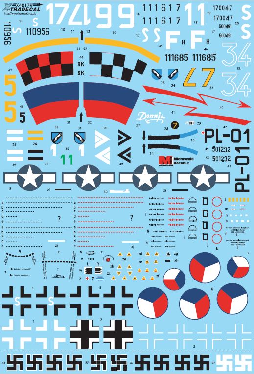 Xtradecal 48179 1:48 Messerschmitt Me-262A1a/U3/A2A/S-92