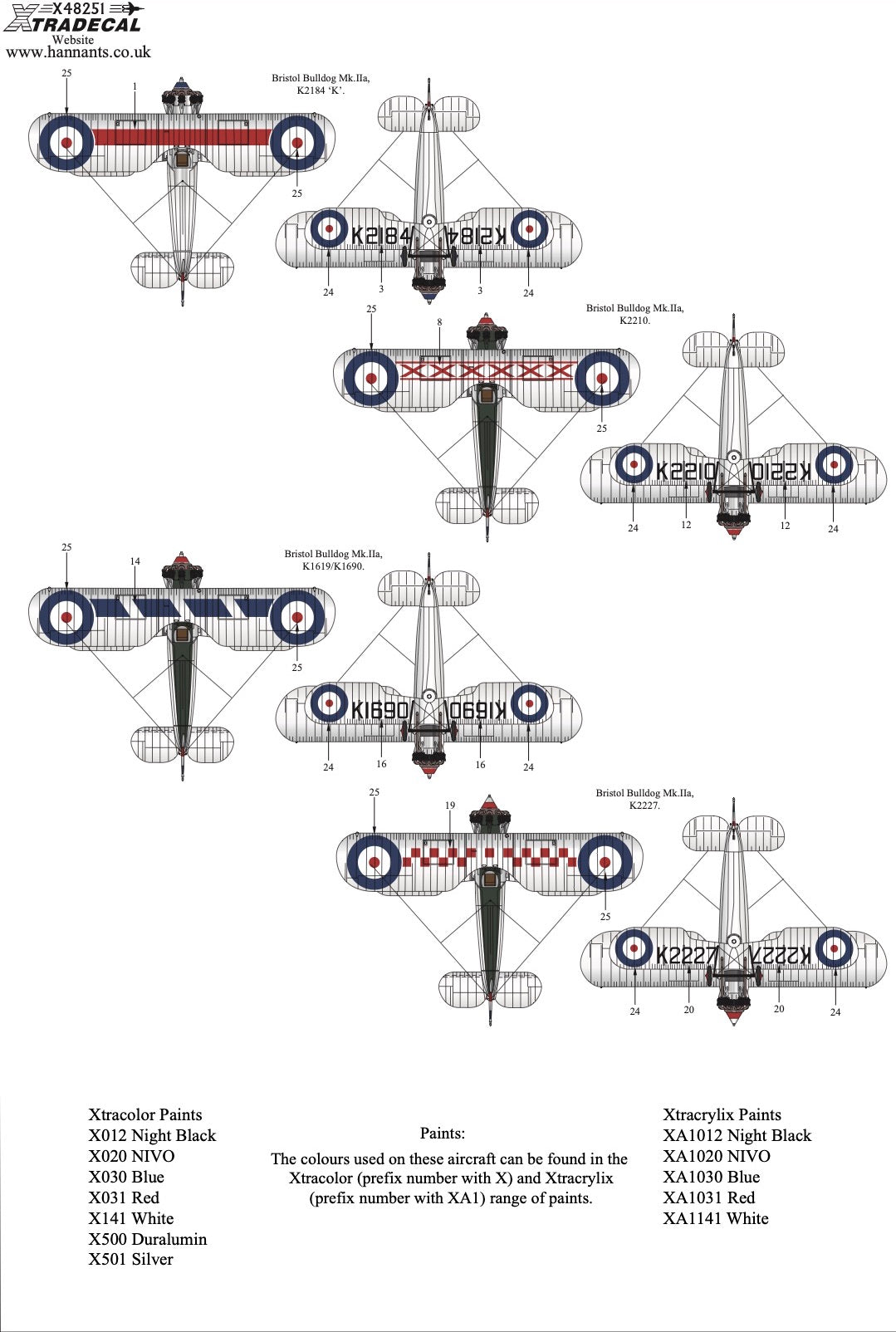 Xtradecal X48251 1:48 Bristol Bulldog Part 2