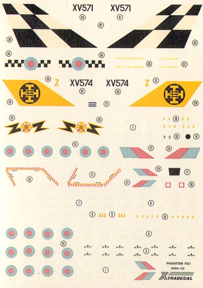 Xtradecal 72004 1:72 McDonnell-Douglas FG.1 Phantom