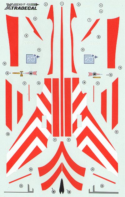 Xtradecal 72017 1:72 Panavia Tornado F.3 1990