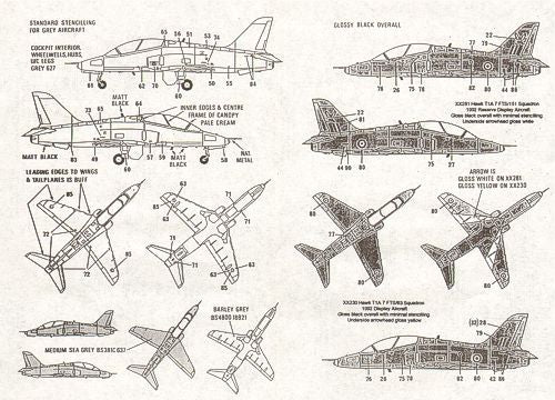 Xtradecal 72031 1:72 BAe Hawk T.1/T.1A