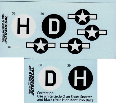 Xtradecal 72082 1:72 Consolidated B-24J Liberator