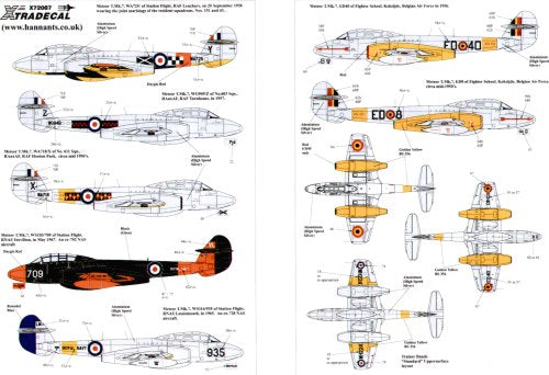 Xtradecal 72087 1:72 Gloster Meteor T.7