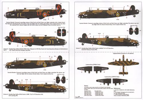 Xtradecal 72133 1:72 Handley-Page Halifax B.Mk.I/II/III