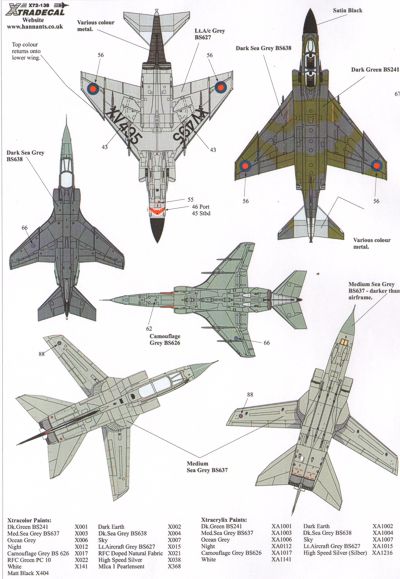 Xtradecal 72138 1:72 RAF History 41 Squadron Part 1