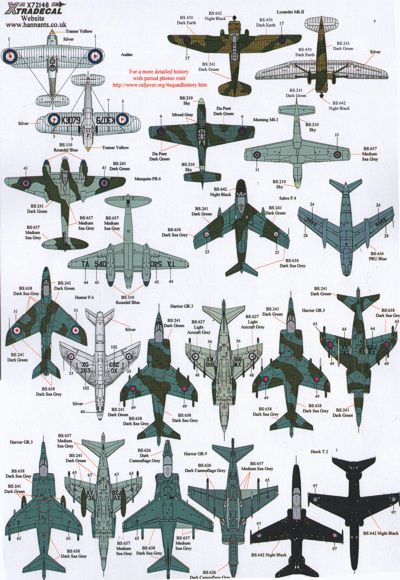 Xtradecal 72148 1:72 The History of 4 Squadron