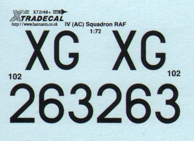 Xtradecal 72148 1:72 The History of 4 Squadron