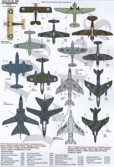 Xtradecal 72150 1:72 RAF No 2 Squadron History 1920-2002