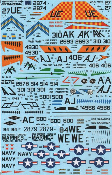 Xtradecal 72180 1:72 Douglas A-4B Skyhawk Part 2