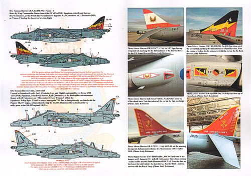 Xtradecal 72185 1:72 UK Air Arm Update Harrier Retirement