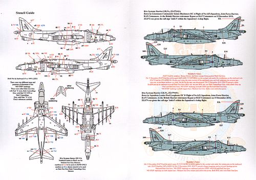 Xtradecal 72185 1:72 UK Air Arm Update Harrier Retirement