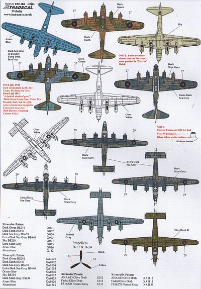 Xtradecal 72188 1:72 Yanks with Roundels Part 5