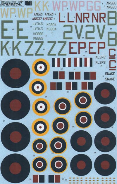 Xtradecal 72188 1:72 Yanks with Roundels Part 5