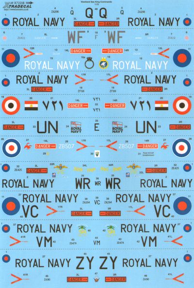 Xtradecal 72218 1:72 Westland Commando (Sea King) HC.4