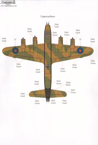 Xtradecal 72219 1:72 Short Stirling Mk.III and Mk.IV