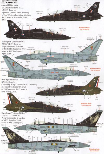 Xtradecal 72230 1:72 RAF & RN Update 2014-2015 Part 1