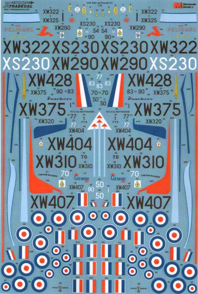 Xtradecal 72236 1:72 BAC Jet Provost T.Mk.5 RAF