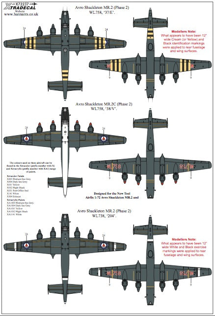 Xtradecal 72237 1:72 Avro Shackleton MR.2 Part 2