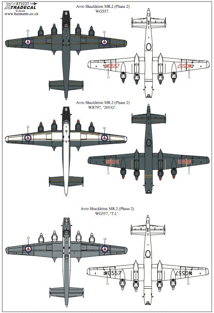 Xtradecal 72237 1:72 Avro Shackleton MR.2 Part 2