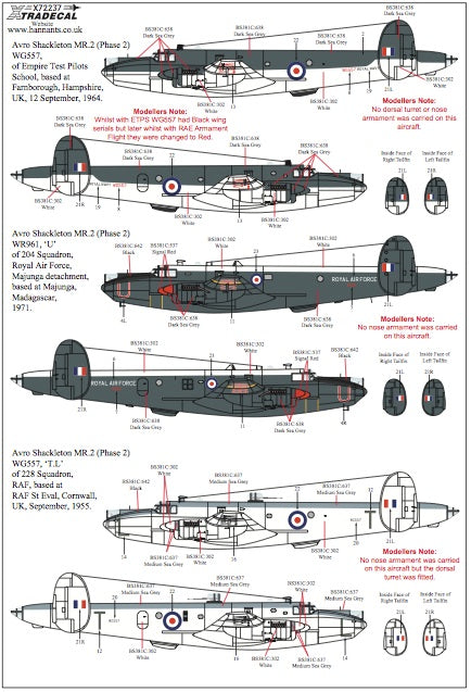 Xtradecal 72237 1:72 Avro Shackleton MR.2 Part 2