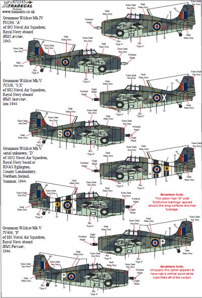 Xtradecal 72243 1:72 Yanks with Roundels Wildcat F4F-4B & FM-1 Part 6