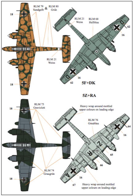 Xtradecal 72257 1:72 Luftwaffe Reconnaissance Fighters