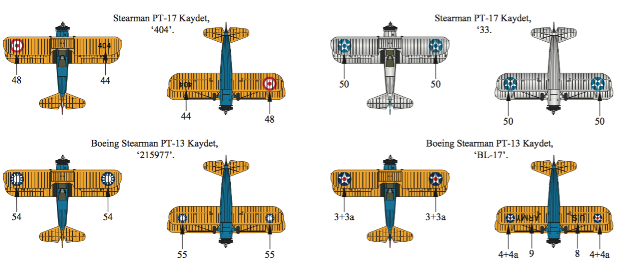 Xtradecal 72258 1:72 Boeing Stearman Kaydet