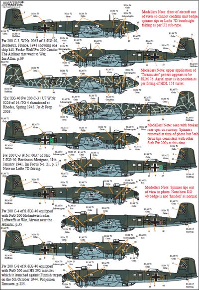 Xtradecal 72262 1:72 Focke-Wulf Fw-200 Condor