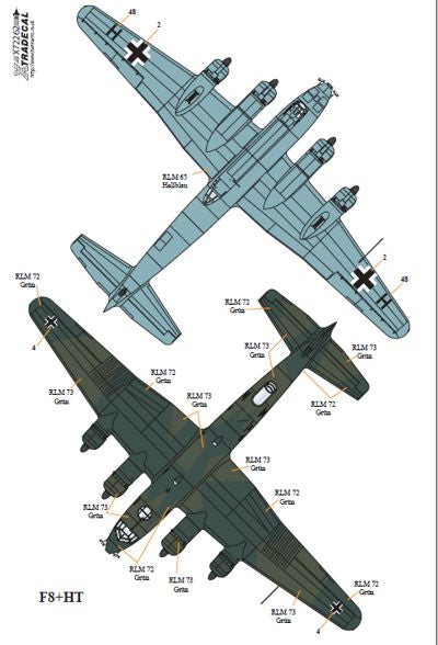 Xtradecal 72262 1:72 Focke-Wulf Fw-200 Condor