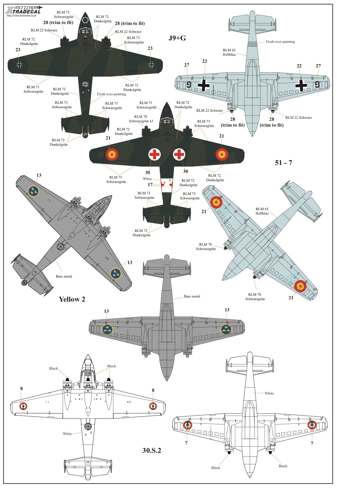 Xtradecal 72276 1:72 Dornier Do-24T