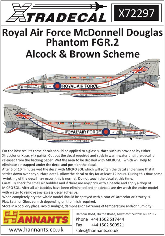 Xtradecal 72297 1:72 McDonnell-Douglas FGR.2 Phantom Part 8