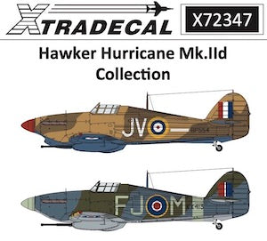 Xtradecal 72347 1:72 Hawker Hurricane Mk.IId