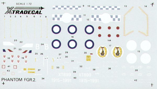 Xtradecal FSM1 1:72 McDonnell-Douglas FGR.2 Phantom