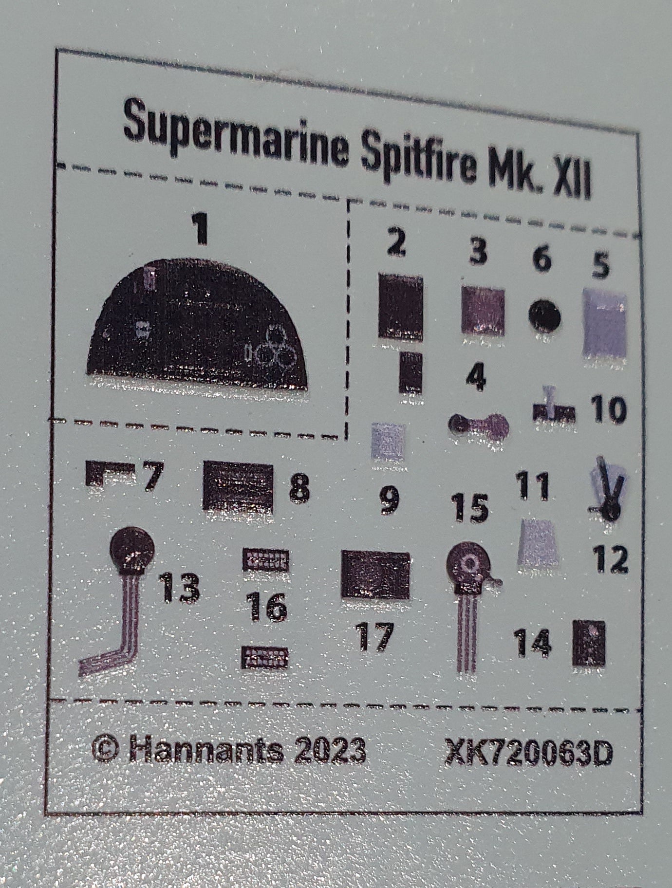 Xtrakit XK72006 1:72 Supermarine Spitfire Mk.XII Limited