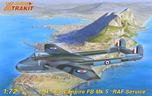 Xtrakit (SH) 72008 1:72 de Havilland D.H.100 Vampire FB Mk.5 "RAF Service"