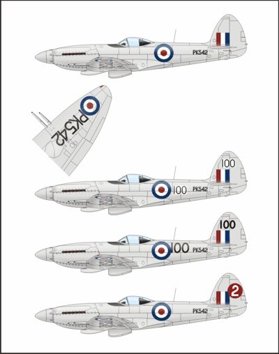 Xtrakit (SH) 72014 1:72 Supermarine Spitfire Mk.22