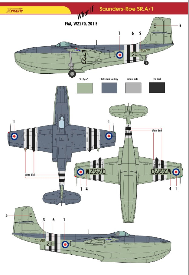 Xtrakit (SW) 72018 1:72 Saunders-Roe SR-A1 'What If?'