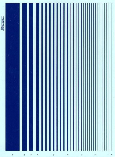 Xtradecal PS6 Parallel Stripes Blue