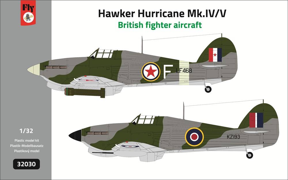 FLY 32030 1:32 Hawker Hurricane Mk.IV / V