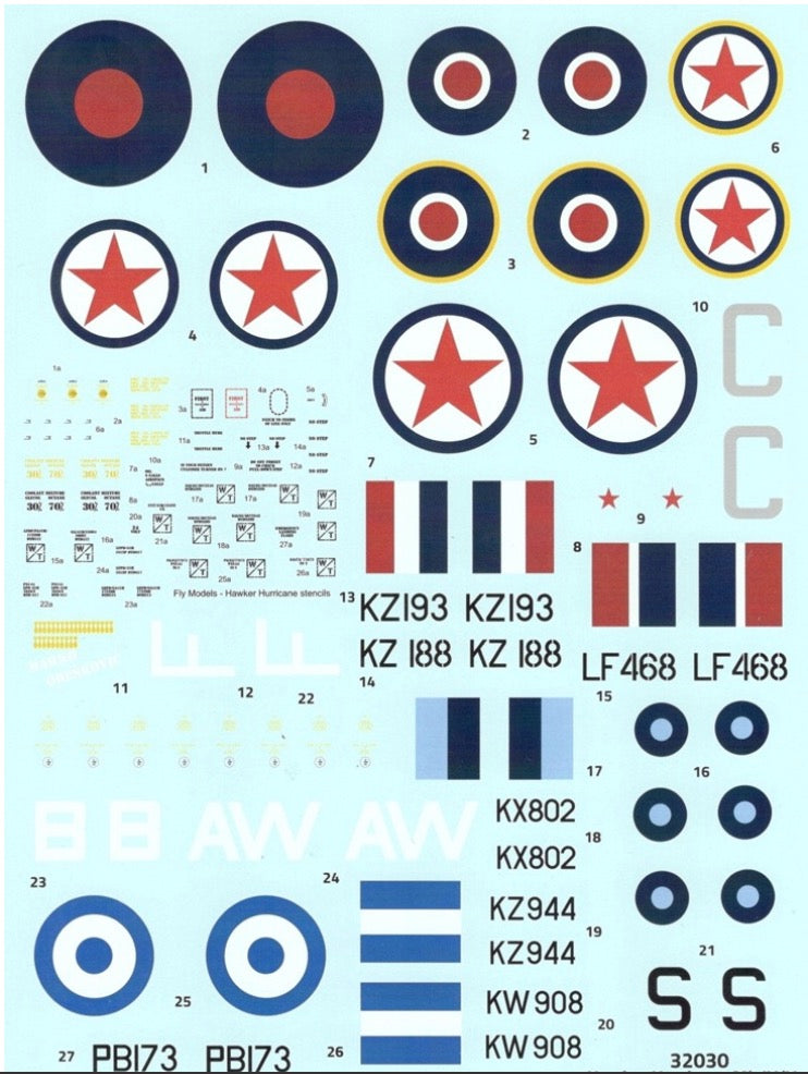 FLY 32030 1:32 Hawker Hurricane Mk.IV / V