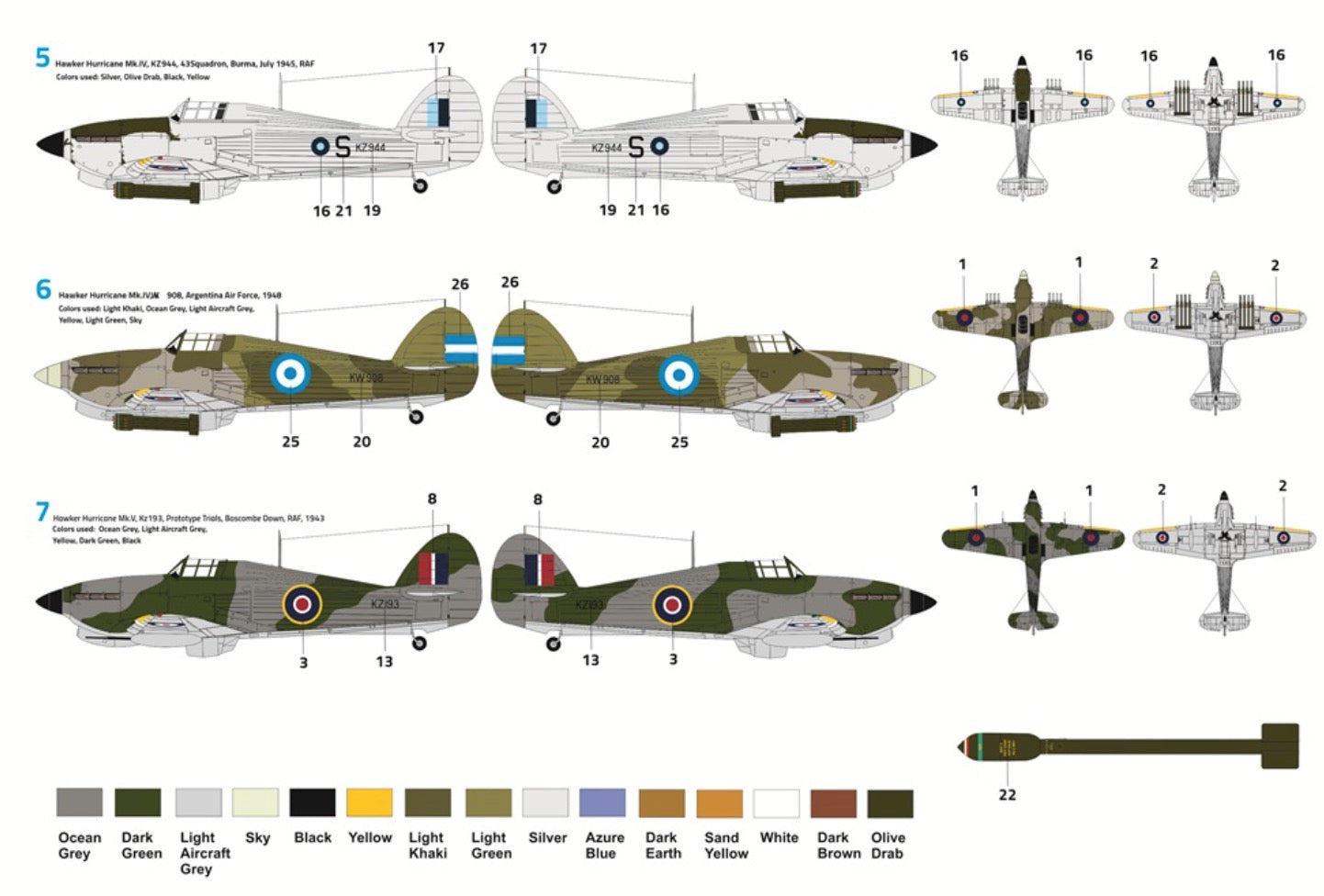 FLY 32030 1:32 Hawker Hurricane Mk.IV / V