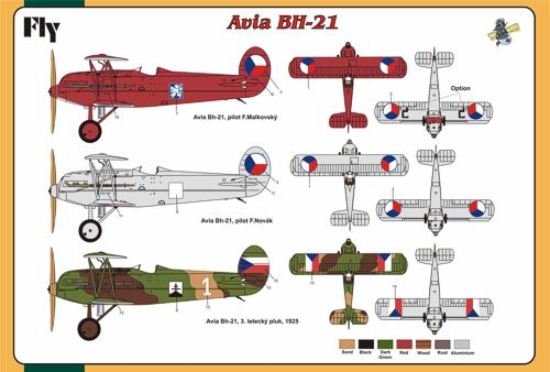 FLY 72011 1:72 Avia BH-21 (Czechoslovak Fighter & Trainer)