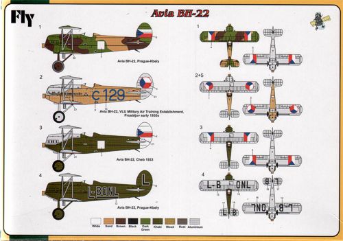 FLY 72016 1:72 Avia BH-22 (Czechoslovak Trainer Aircraft)