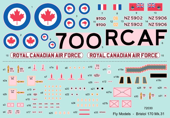 FLY 72030 1:72 Bristol 170 Freighter Mk.31