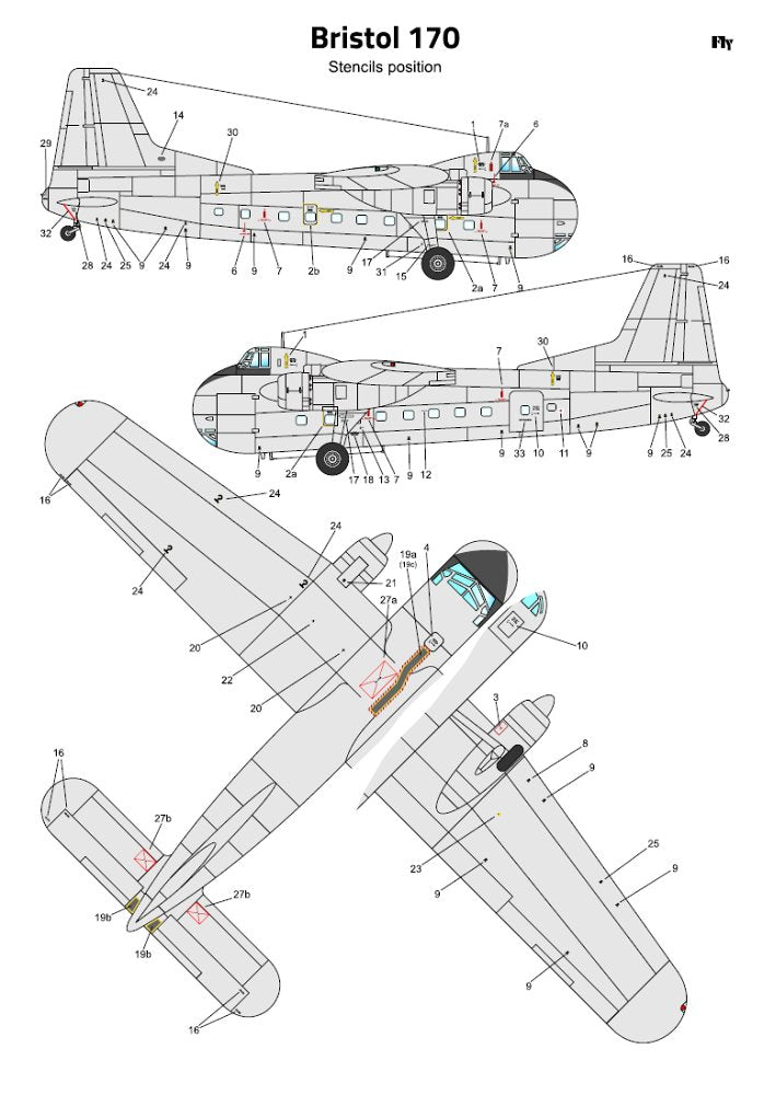 FLY 72033 1:72 Bristol 170 Freighter Mk.21